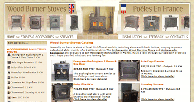 Wood Burner Stoves In France